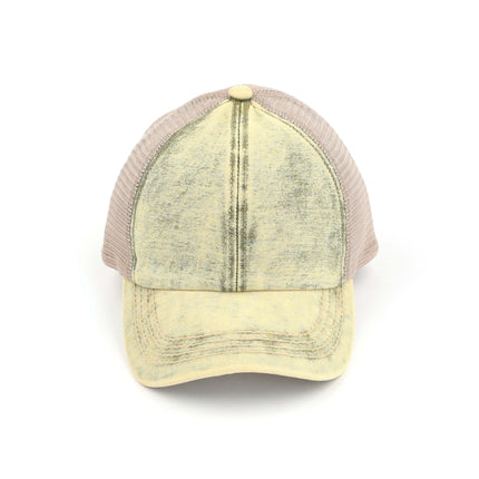 CC Washed Denim Criss Cross Cap ( BT-1009 )