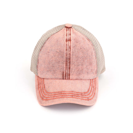 CC Washed Denim Criss Cross Cap ( BT-1009 )