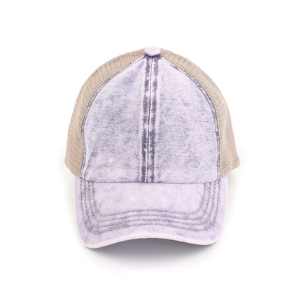 CC Washed Denim Criss Cross Cap ( BT-1009 )