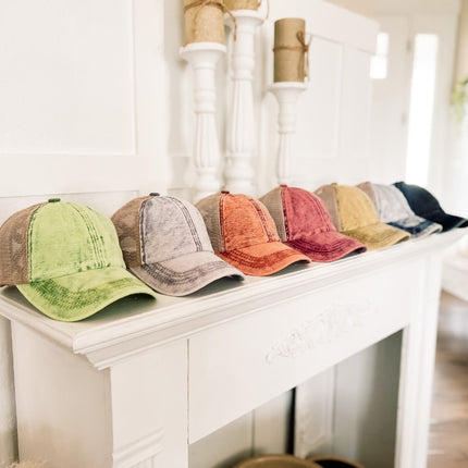 CC Washed Denim Criss Cross Cap ( BT-1009 )