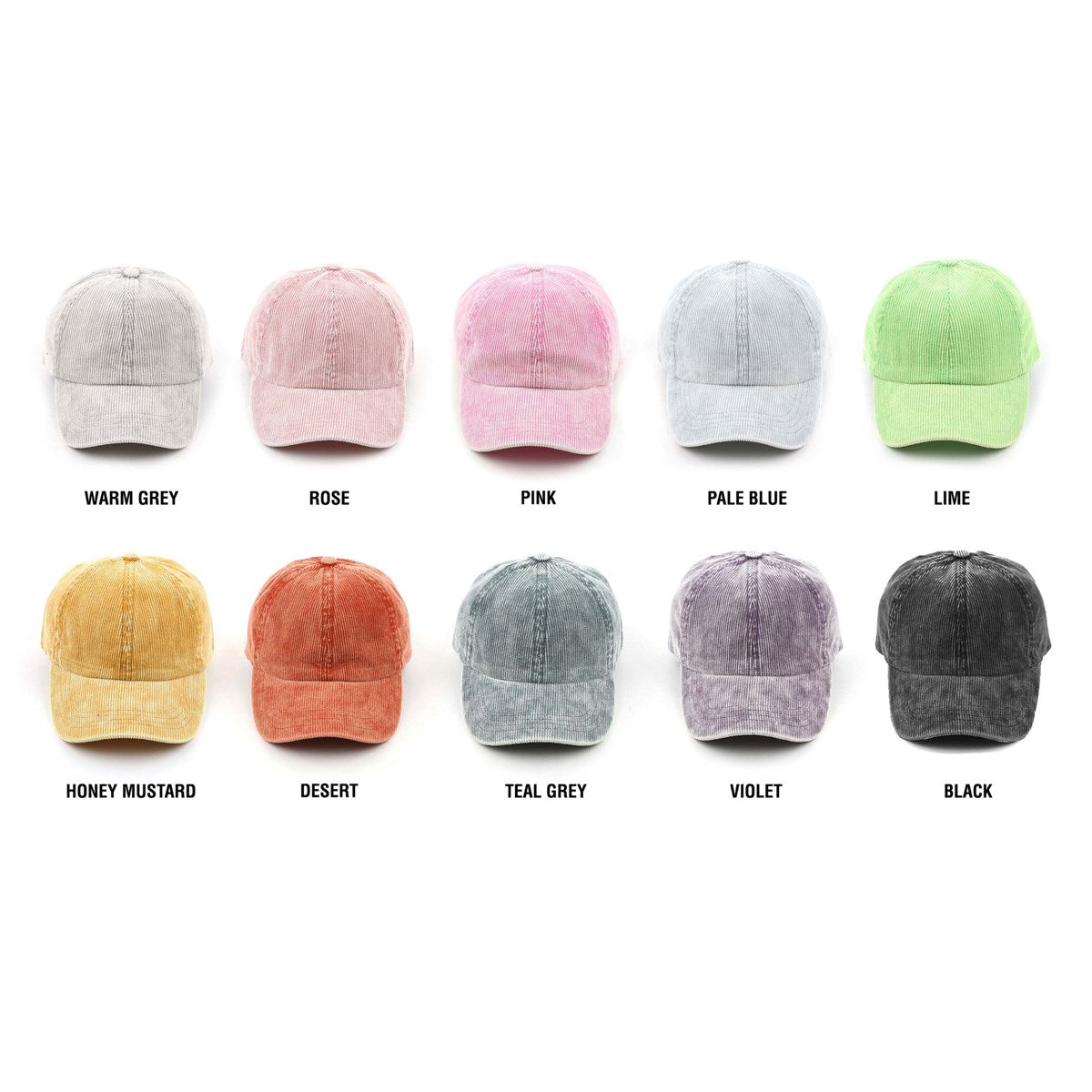 CC Stone-Washed Corduroy Cap ( BT-1014 )