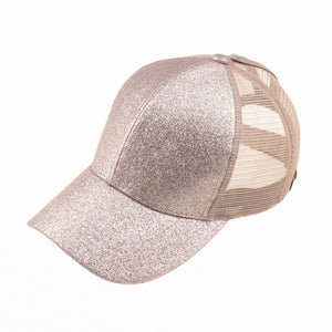 CC Kids Glitter Pony Caps ( KIDS BT-6 ) (BT-6 )