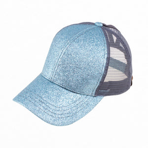 CC Kids Glitter Pony Caps ( KIDS BT-6 ) (BT-6 )