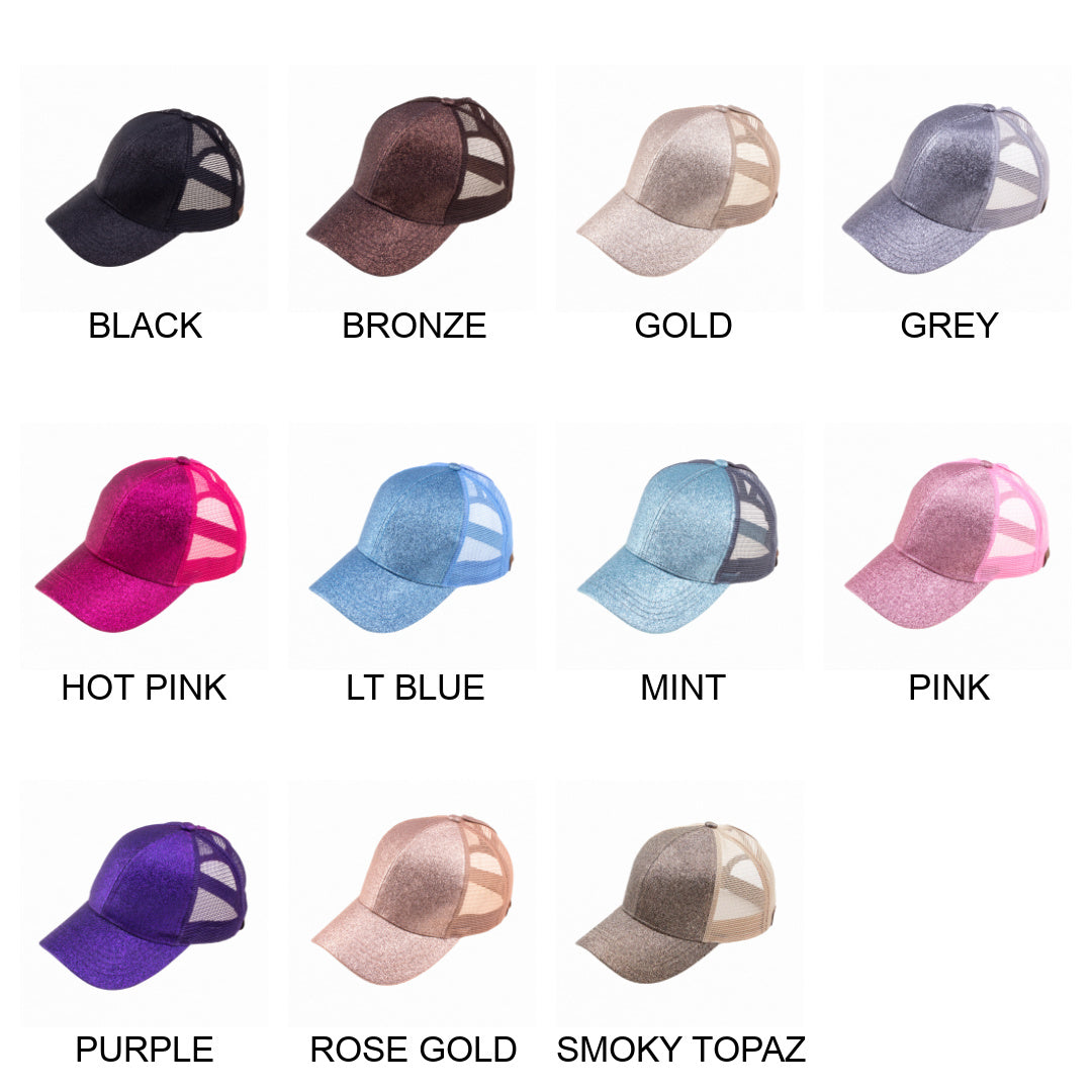 CC Glitter Pony Caps ( BT-6 )