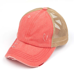 CC Kids Criss-Cross Pony Cap ( KIDS BT-780 ) ( BT-780 )