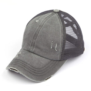 CC Kids Criss-Cross Pony Cap ( KIDS BT-780 ) ( BT-780 )