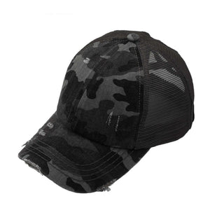 CC Multi Level Criss-Cross Pony Cap ( BT-780 )