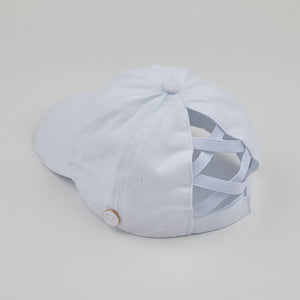 CC Cotton Criss-Cross Pony Cap ( BT-799 )