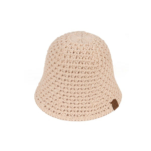 CC Crochet Knit Hat | Foldable ( BK-3934 )