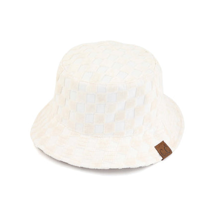 CC Checkered Terry Cloth Bucket ( KB-004 )
