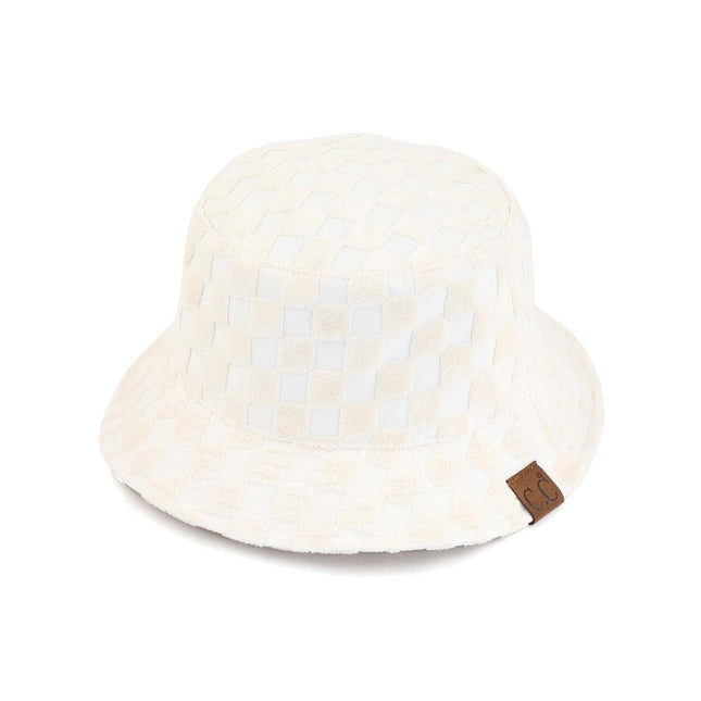 CC Checkered Terry Cloth Bucket ( KB-004 )