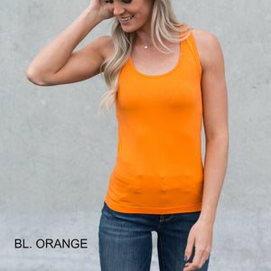 Mid-Length Racerback Tank | Ribbed