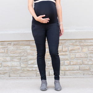 Twill Maternity Stretchy Jeggings ( MT-D002 )