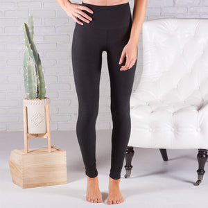 Super Soft Fleece Lined Leggings - 3" Waist ( SOL01-FLEECE-3 )