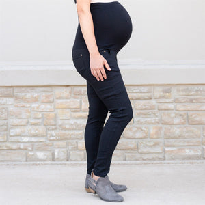 Twill Maternity Stretchy Jeggings ( MT-D002 )