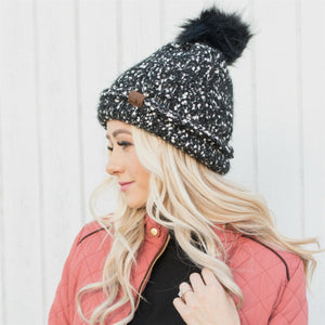 CC Speck Lined Beanie ( HAT-1825 )