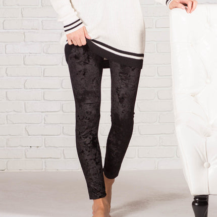 Trending Velvet Leggings ( 827VEL002 ) CLEARANCE