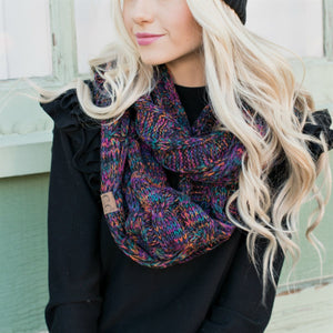 CC Crafted Multi Color Infinity Scarf ( SF-816 )