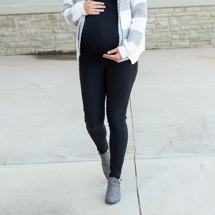 Twill Maternity Stretchy Jeggings ( MT-D002 ) CLEARANCE