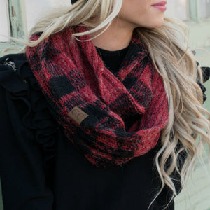 CC Buffalo Plaid Scarf ( SF-55 )