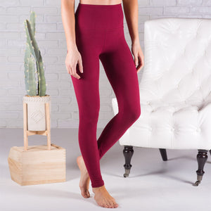 Super Soft Fleece Lined Leggings - 3" Waist ( SOL01-FLEECE-3 )