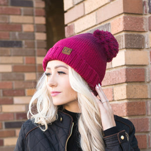 CC Ombre Beanie ( HAT-103POM )