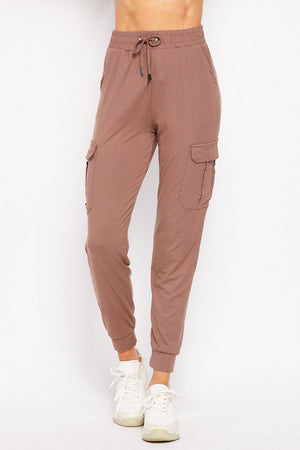 Ultra Soft Joggers With Cargo Pocket 1X-3X Sizes ( CJK01/CA500 )