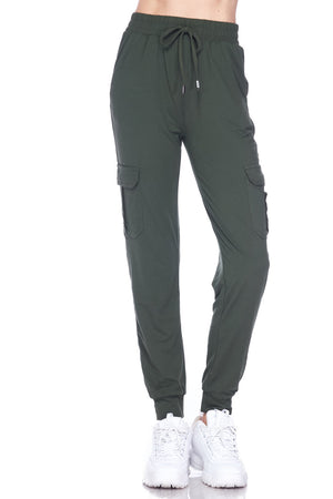 Ultra Soft Joggers With Cargo Pocket 1X-3X Sizes ( CJK01/CA500 )