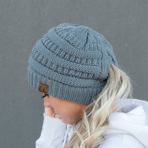 CC Criss-Cross Pony Beanie ( CCB-1 )