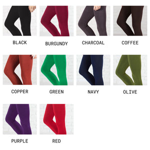 Compression Tummy Control Leggings | Fleece Lined ( SML548SD002 )