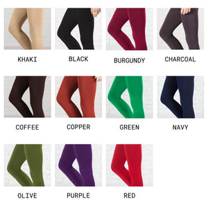 Compression Non-Lined Tummy Control Leggings ( CP518SD )