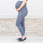 Twill Maternity Stretchy Jeggings ( MT-D002 ) CLEARANCE