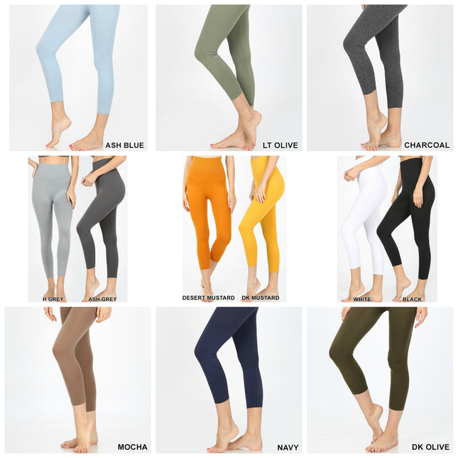 Tummy Control Capri Leggings ( NP-5657 ) CLEARANCE