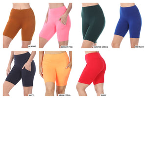 Tummy Control Biker Short  | Cell Phone Pocket