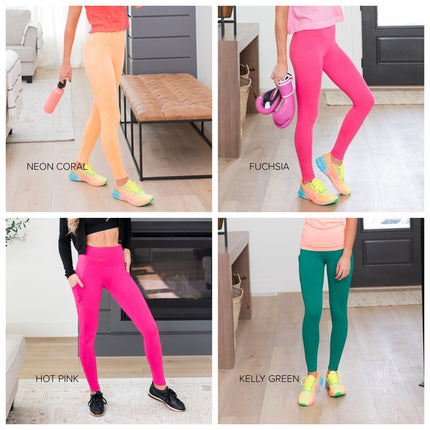 Zenana Brand Everyday Pocket Legging ( OP-1877 )