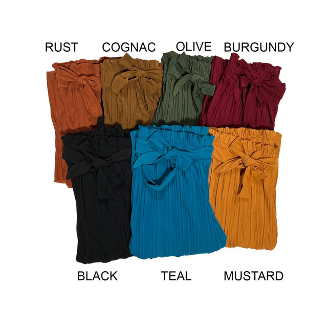 Tie Waist Palazzo Pants ( PB702 )