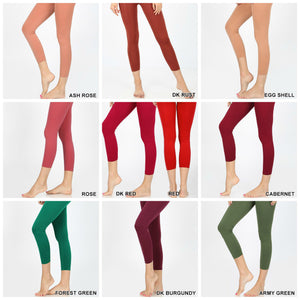 Tummy Control Capri Leggings ( NP-5657 )