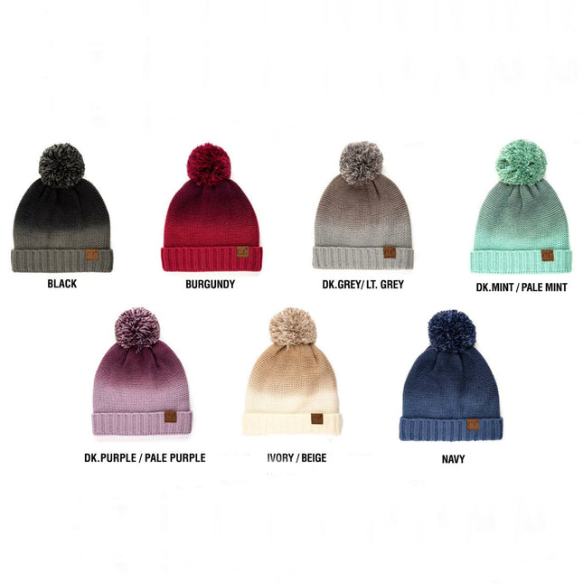 CC Ombre Beanie ( HAT-103POM )