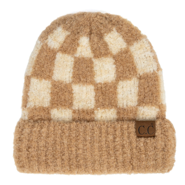 CC Check Boucle Oh So Soft Beanie ( HAT-4011 )