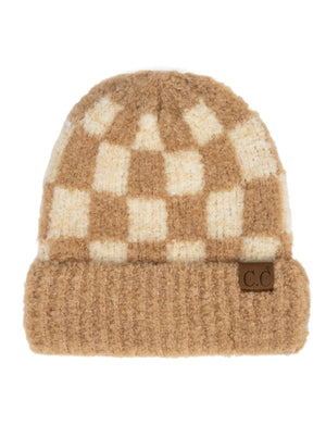 CC Check Boucle Oh So Soft Beanie ( HAT-4011 )