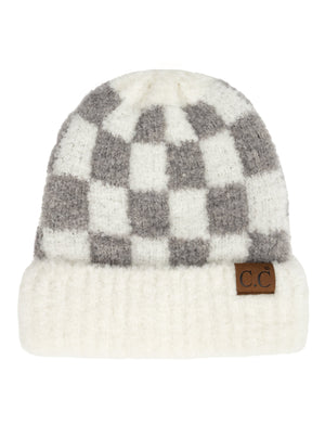 CC Check Boucle Oh So Soft Beanie ( HAT-4011 )
