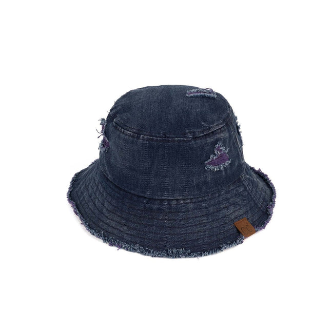 CC Stone Washed Denim Bucket ( BK-3920 )