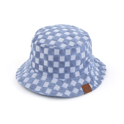 CC Checkered Terry Cloth Bucket ( KB-004 )