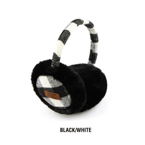 CC Buffalo Plaid Earmuff ( EM-2380 )