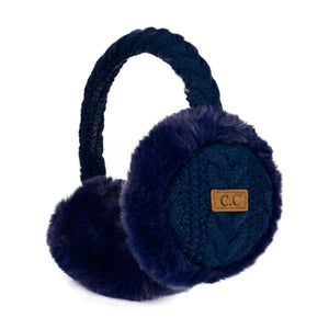 CC Cable Knit Earmuffs ( EM-3661 )