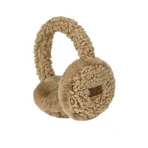 CC Faux Fur Sherpa Earmuffs ( EM-3667 )