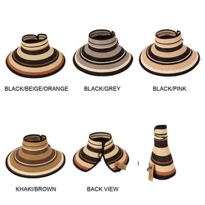 Easy Rollable Straw Visor Hat ( FH-109 )
