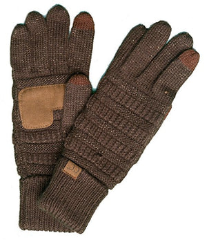 CC Cozy Metallic Tech Screen Gloves ( G-20M )