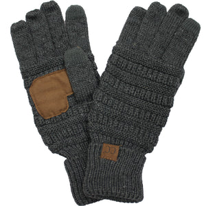 CC Cozy Metallic Tech Screen Gloves ( G-20M )