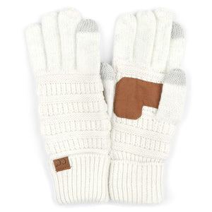 CC Cozy Metallic Tech Screen Gloves ( G-20M )